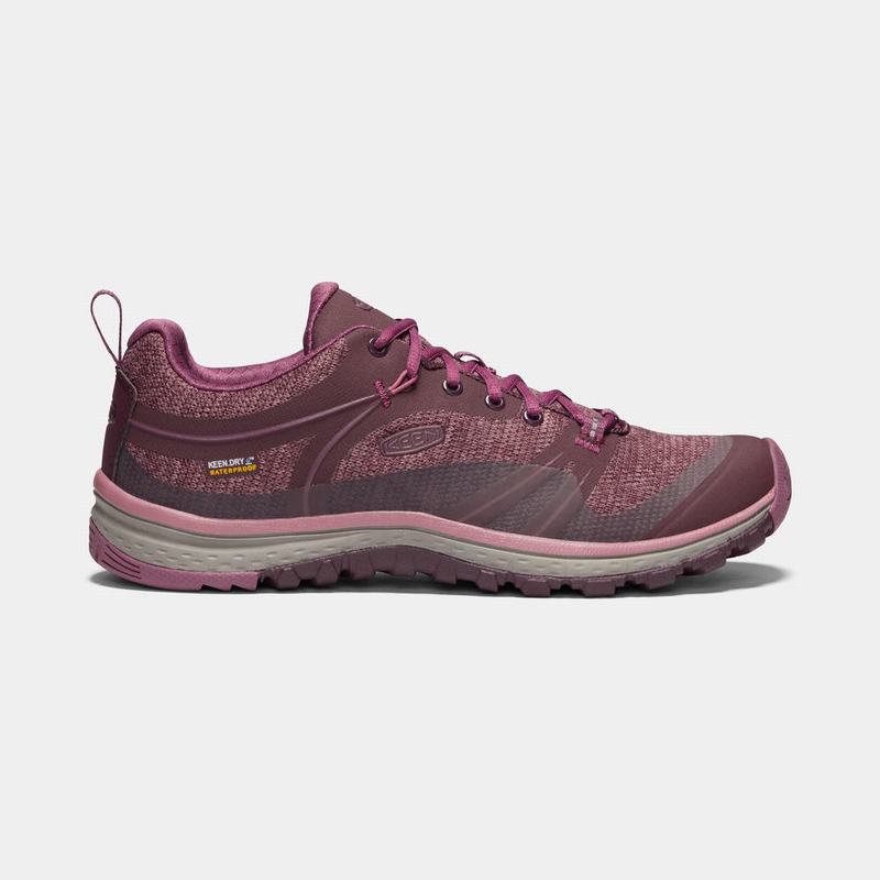 Keen Terradora Waterproof Womens Hiking Shoes Purple Discount (9341-NVBOI)